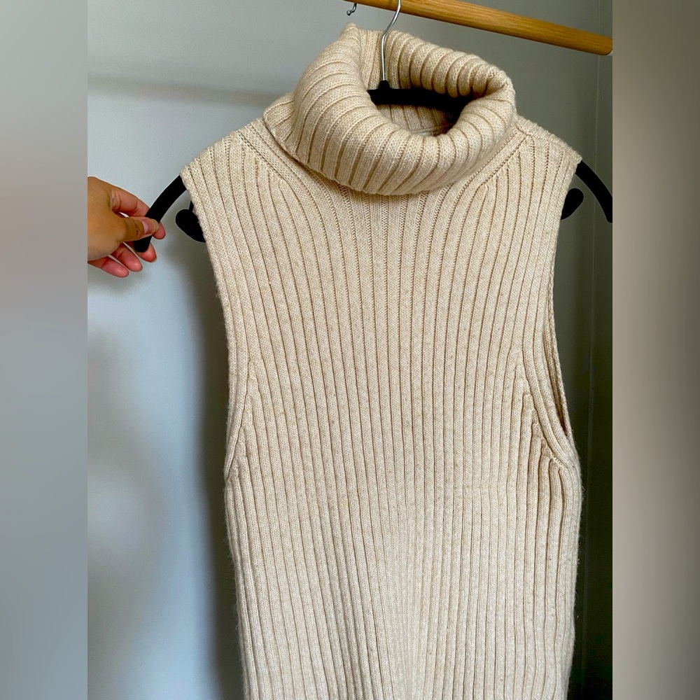 H&M cream Sweater dress